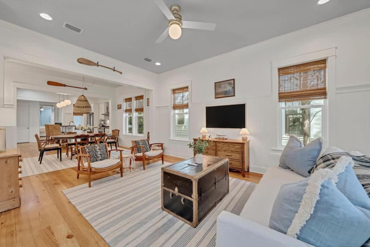 The Birdhouse In Luxury Watercolor Brand New 6 Seat Golf Cart Villa Santa Rosa Beach Eksteriør bilde