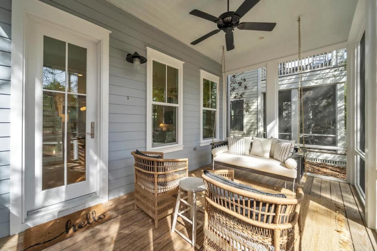 The Birdhouse In Luxury Watercolor Brand New 6 Seat Golf Cart Villa Santa Rosa Beach Eksteriør bilde