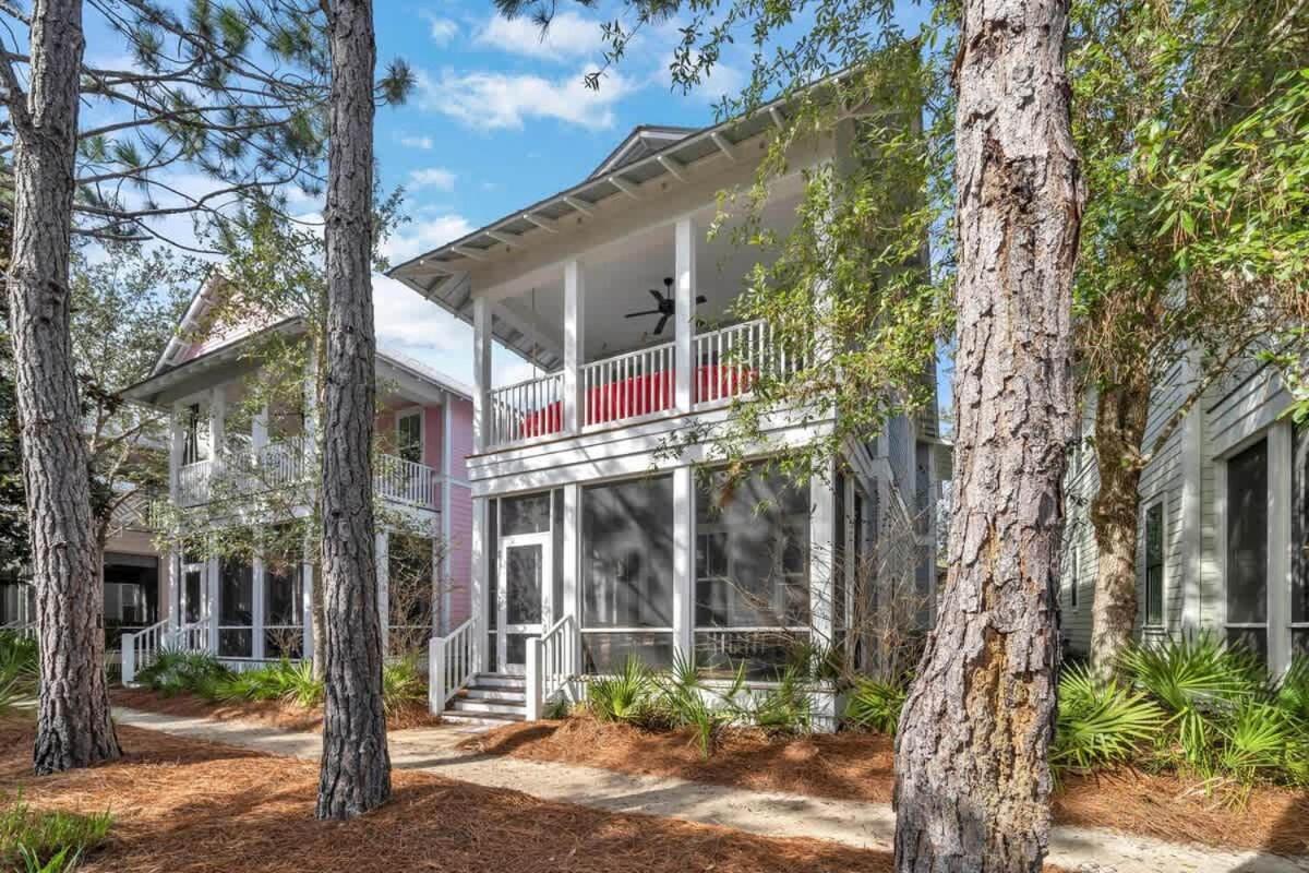 The Birdhouse In Luxury Watercolor Brand New 6 Seat Golf Cart Villa Santa Rosa Beach Eksteriør bilde