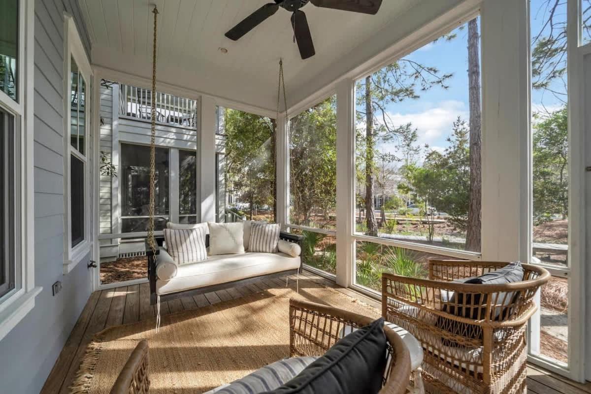 The Birdhouse In Luxury Watercolor Brand New 6 Seat Golf Cart Villa Santa Rosa Beach Eksteriør bilde