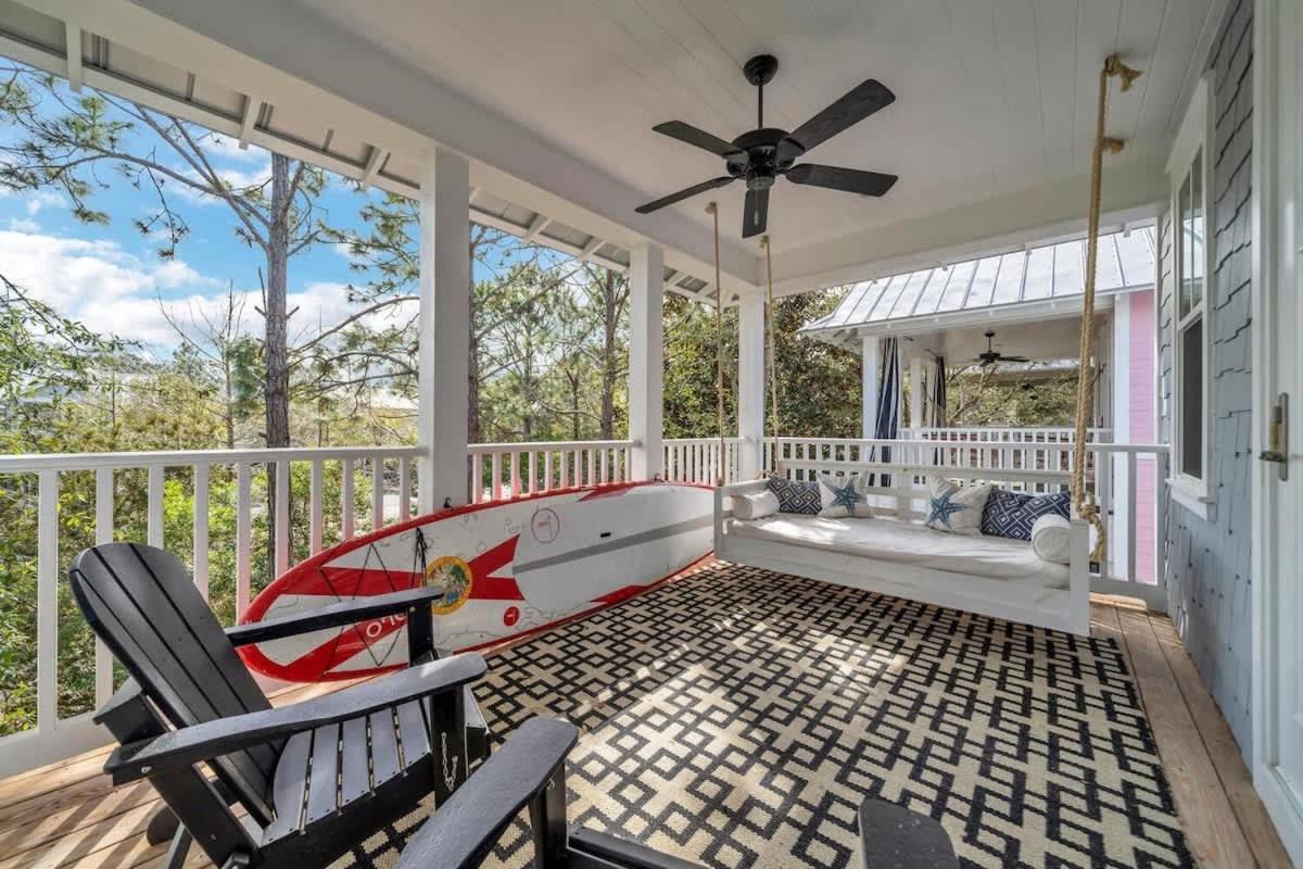 The Birdhouse In Luxury Watercolor Brand New 6 Seat Golf Cart Villa Santa Rosa Beach Eksteriør bilde